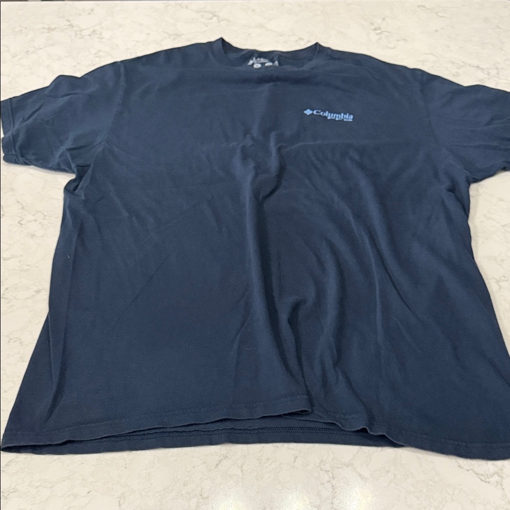 Columbia Men's Deep Blue Short Sleeve Tee